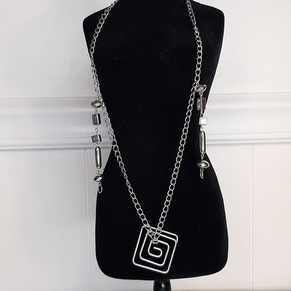 5/50% silver statement fashionnecklace - Picture 1 of 2